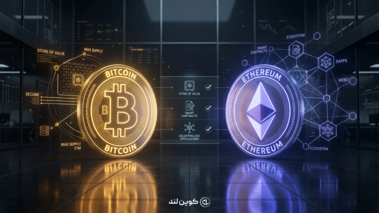 مقایسه بیت‌کوین و اتریوم