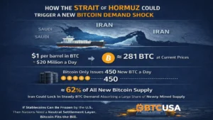 بیتکوین تنگه هرمز