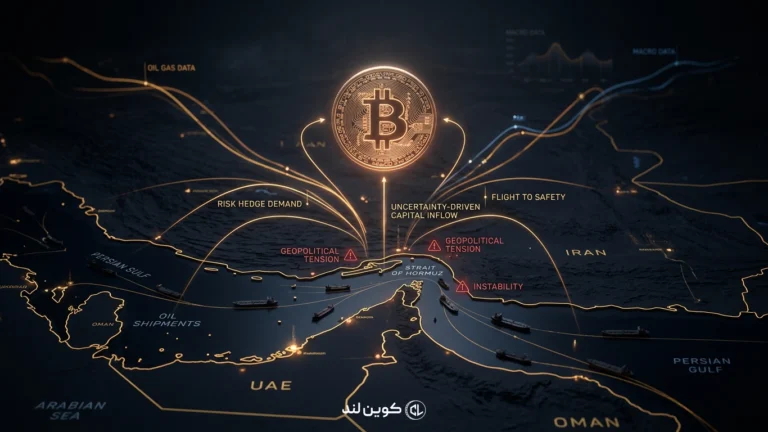 تنگه هرمز بیتکوین