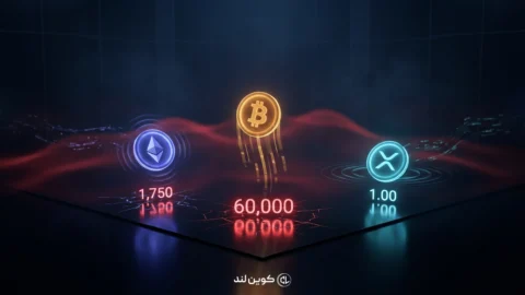 بیت‌کوین به سمت ۶۰,۰۰۰ دلار، اتریوم در خطر ۱,۷۵۰ دلار و ریپل در آستانه‌ی یک دلار
