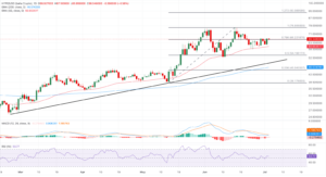 HYPE_USD daily price chart.